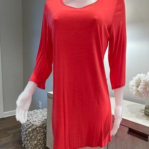 Trina Turk Pink Asymmetrical Jersey Dress